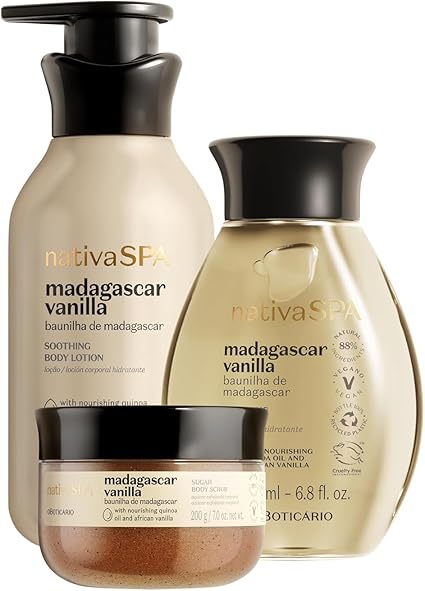 Banana Moon: La moda de playa con un toque vintage 5 O BOTICÁRIO* NATIVA SPA VAINILLA/ SET REGALO PARA MUJER | CREMA CORPORAL 400ML, ACEITE CORPORAL HIDRATANTE 200ML Y EXFOLIANTE CORPORAL 200ML