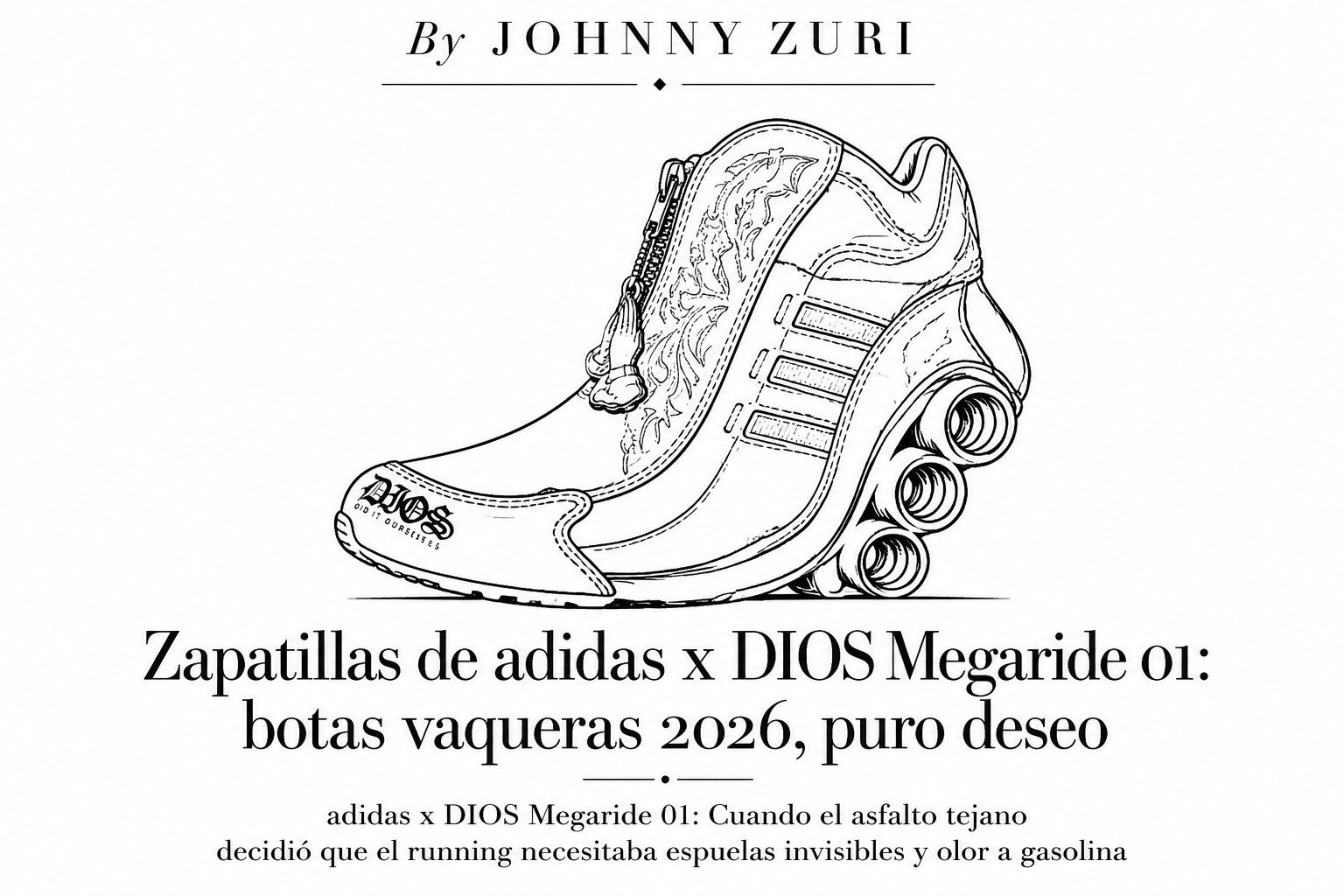 Zapatillas de adidas x DIOS Megaride 01 3 Zapatillas de adidas x DIOS Megaride 01 3