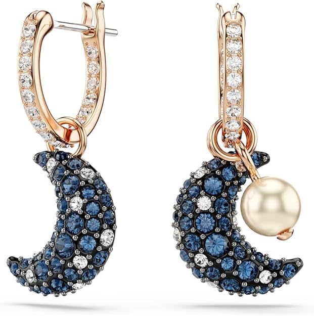 SWAROVSKI SUBLIMA COLECCIÓN* - PERLA DE CRISTAL, CRISTALES, ESMALTE, ACABADO EN TONO ROSA